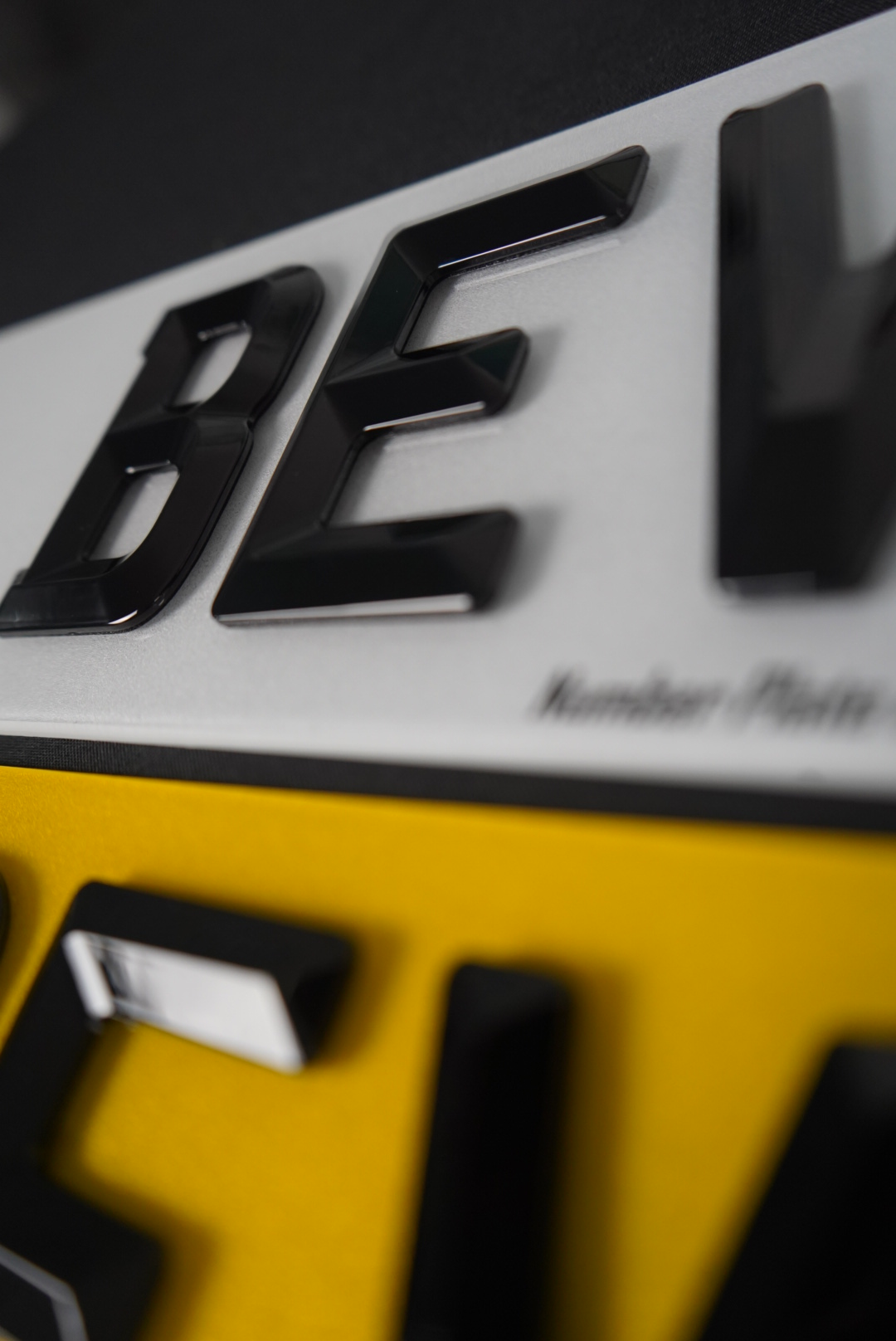 Bevel Number Plates
