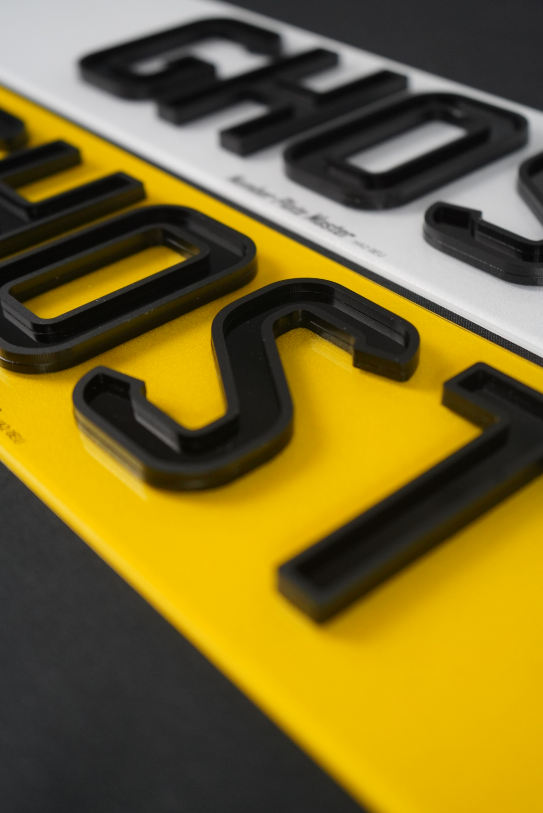 Ghost 4D Number Plates