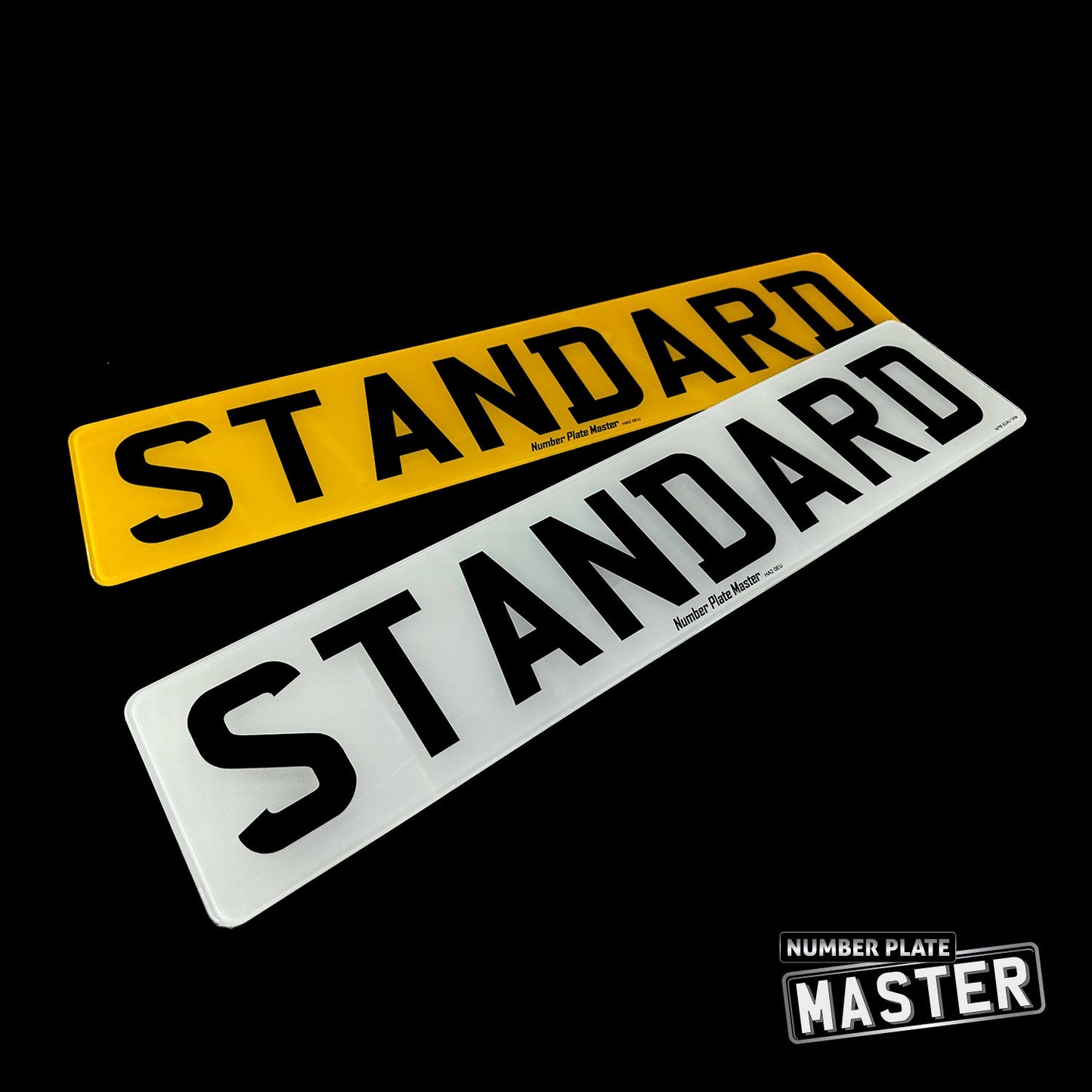 Standard Number Plates