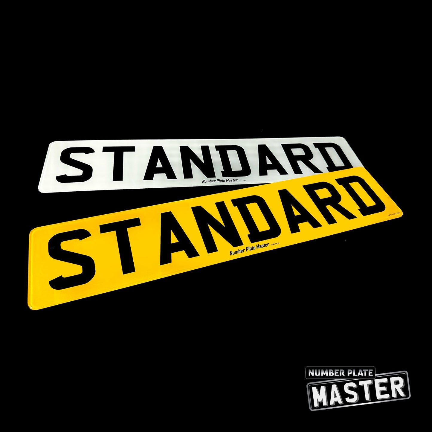 Standard Number Plates