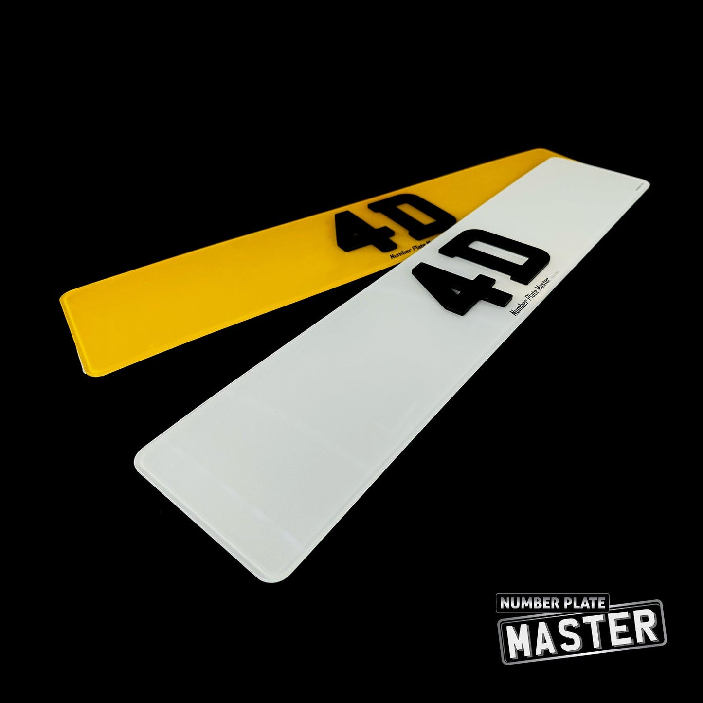 4D Laser Cut Number Plates